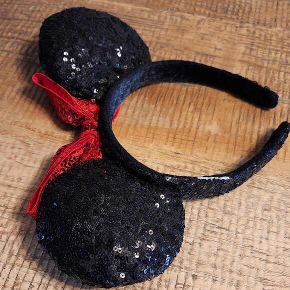 Mini Mouse Sequined Ears in Adult Size EUC - Picture 8 of 10